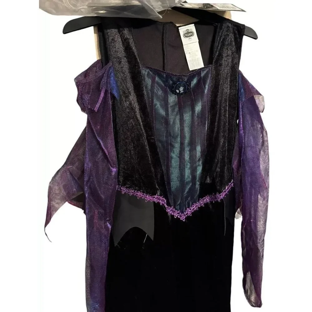 Disney Villains Kids Sleeping Beauty Maleficent Costume 10-12 L - Picture 5 of 6